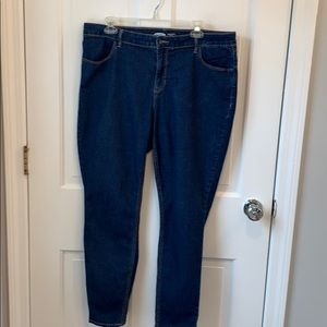 Old Navy super skinny mid rise jeans sz 16